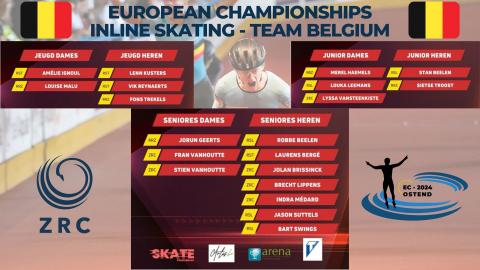 Belgian selection EC inline skating